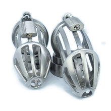 Load image into Gallery viewer, BON4Mplus Large high quality chastity cage package in stainless steel
