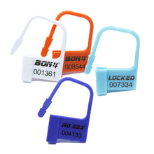 Load image into Gallery viewer, Individually numbered plastic seal locks set of 50 pieces
