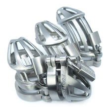 Load image into Gallery viewer, BON4Max high quality male chastity package in stainless steel including all cage sizes
