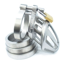 Load image into Gallery viewer, BON4Msmall stainless steel chastity device / Solid version
